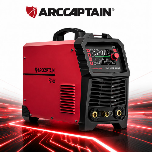Arccaptain 200a tig - arccaptain, ac/dc