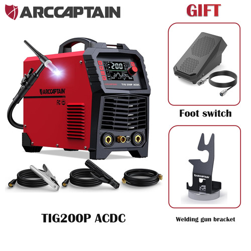 Arccaptain tig welder dc - tig, ac/dc